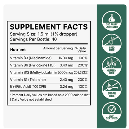 B-Complex Methylated Drops